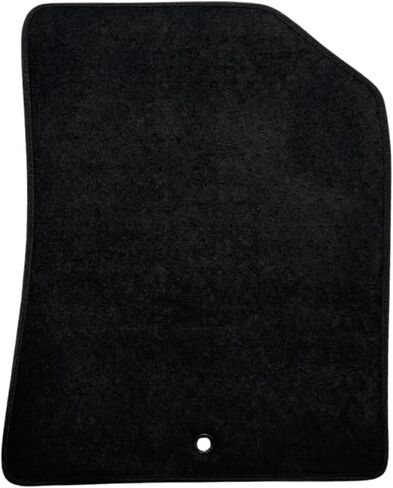 ecoMats Carpet Floor Mats Custom Fit for 2020 to 2025 Kia Soul, with Non-Slip Driver Heel Pad and Safety Locks, Front and Rear Set, Black in Kuwait