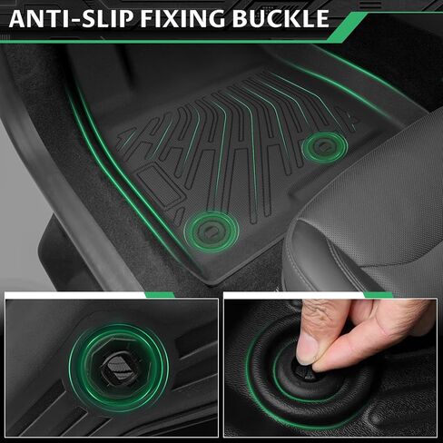 Floor Mats for Toyota 4Runner, SR5 | Limited 2010 2011 2012(ONLY 5 Seats), Custom Fit Lexus GX460 2010-2013 Floor Mats TPE Non-Slip Waterproof, Car Accessories for 5th gen 4runner Floor Mat in Kuwait