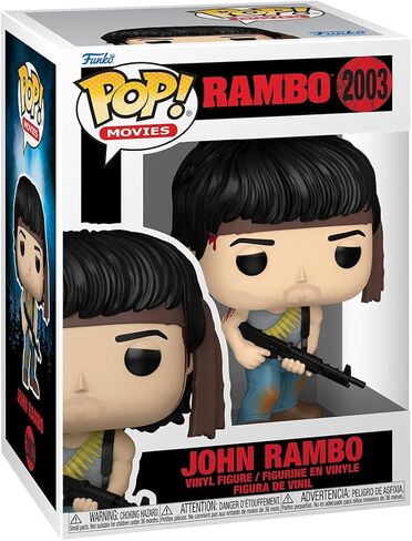 Funko Pop! Movies: Rambo First Blood II - John Rambo - Collectable Vinyl Figure - Gift Idea - Official Merchandise - Toys for Kids & Adults - Movies Fans - Model Figure for Collectors and Display in Kuwait