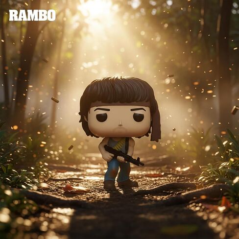 Funko Pop! Movies: Rambo First Blood II - John Rambo - Collectable Vinyl Figure - Gift Idea - Official Merchandise - Toys for Kids & Adults - Movies Fans - Model Figure for Collectors and Display in Kuwait