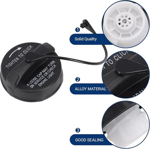 Gas Cap Fuel Cap Compatible with Ram Fiat JK TJ Cherokee Ram 1500 2500 3500 Charger Challenger Durango Journey 200 300 Aspen Sebring For Fuel Tank Sealing in Saudi Arabia