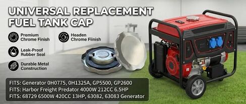 Metal Gas Fuel Tank Cap for Honda GX160 GX200 4HP-13HP Engine, 152F 154F 168F 173F 177F 188F 190F. in Saudi Arabia