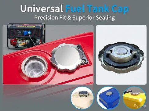 Metal Gas Fuel Tank Cap for Honda GX160 GX200 4HP-13HP Engine, 152F 154F 168F 173F 177F 188F 190F. in Saudi Arabia