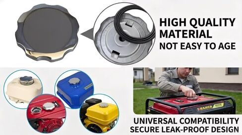 Metal Gas Fuel Tank Cap for Honda GX160 GX200 4HP-13HP Engine, 152F 154F 168F 173F 177F 188F 190F. in Saudi Arabia