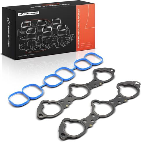A-Premium Lower and Upper Engine Intake Manifold Gasket Set Compatible with Nissan, Infiniti Car - 2007-2024 - Altima, Maxima, Murano, Pathfinder, Quest, JX35, QX60, Only fit V6 3.5L in Kuwait
