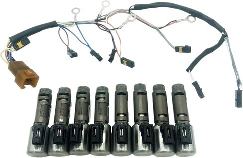 5EAT 1set 5-Speed Transmission Solenoid W/Harness Compatible For Subaru Tribeca Legacy Outback Transmission Solenoids Parts in Kuwait