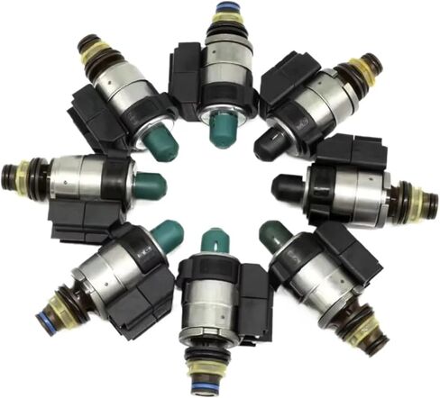 8Pcs 722.9 Automatic Transmission Solenoids Valve suit Compatible For Benz 7 Speed 0260130035 0260130034 A2202271098 A2202770998 in Saudi Arabia