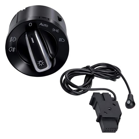 Generic Auto Headlight Sensor Chrome Switch, Replacement for 5ND 941 431 B, Fits for Golf MK5 / Golf MK6 / Tiguan/Jetta MK5, Automatic Headlight On/Off in Kuwait