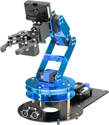Robotic Arm for Arduino AI Vision & Voice Interaction 6DOF Serial Bus Servo Smart Robot Arm, STEM Project Educational Robot & Engineering Kits, Science/Coding/Programming Set, LeArm AI Advanced Kit in Saudi Arabia