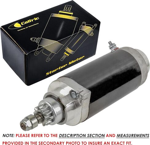 Caltric Starter Compatible with Mercury 90 90Hp 90Elpto 90Elpto Coastal 90Elpto Jet 65 1987-1999 in Kuwait