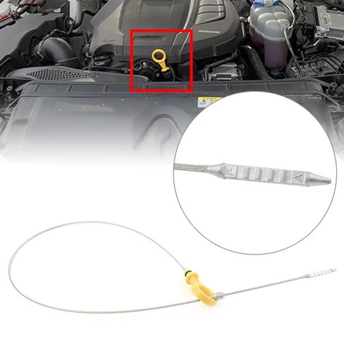 Automotive Oil Level Gauge Compatible with Chevrolet for Silverado 2500 3500 2007 Car Engine Oil Level Dipstick OEM: 8972875022 in Kuwait