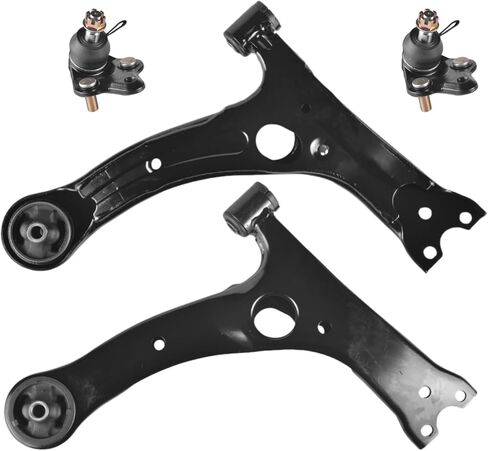 Front Lower Control Arm Fit for Toyota Celica 2000 2001 2002 2003 2004 2005 Corolla 2003 2004 2005 2006 2007 2008 K640360 K640361 K90309-4 Set Suspension Kit in Kuwait