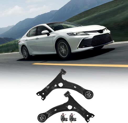Front Lower Control Arm Fit for Toyota Celica 2000 2001 2002 2003 2004 2005 Corolla 2003 2004 2005 2006 2007 2008 K640360 K640361 K90309-4 Set Suspension Kit in Kuwait