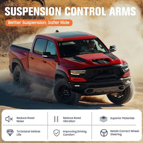 Front Upper Control Arms w/Ball Joints Fit for Jeep Commander 2005-2010, Grand Cherokee 2006-2010 - 2pc Set K620188 in Kuwait