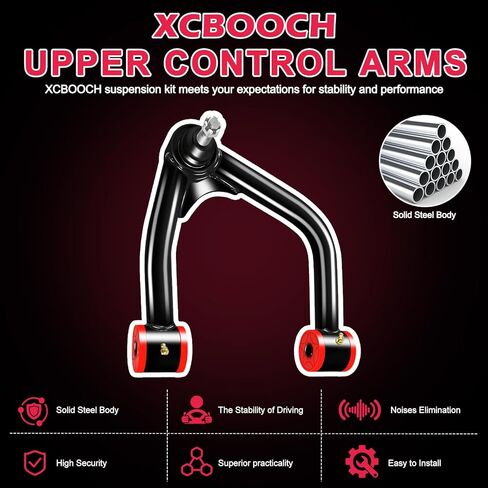 2-4" Lift Front Upper Control Arms Compatible with Toyota for Sequoia 2008-2022, for Tundra 2007-2021 in Saudi Arabia