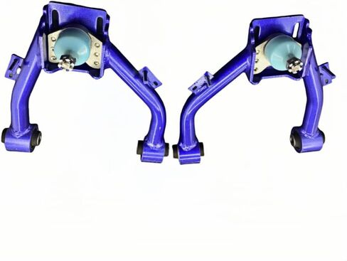 Front Camber Control Arms, Adjustable, For Honda Accord 2008-2017 Acura TL TSX TLX, 2 Piece Set, Blue in Saudi Arabia