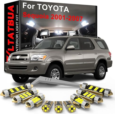 LED مجموعة الإضاءة الداخلية حزمة استبدال لتويوتا سيكويا 2001 2002 2003 2004 2005 2006 2007 in Saudi Arabia