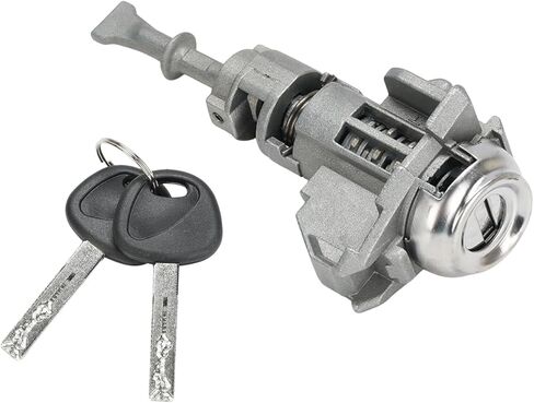 Front Door Lock Cylinder with 2 Keys Compatible with Kia Optima 1.6L L4 2016-2018, Optima 2.0L 2.4L L4 2011-2018 Left Driver Side Switch Tumbler Replacement for 81970-2TA00 819702TA00 in Saudi Arabia