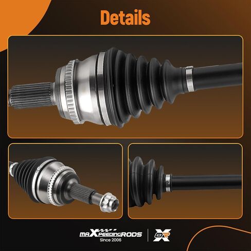 maXpeedingrods Pair (2) Front CV Axle Shaft Assembly for Lexus ES350 2007-2018, Toyota Avalon 2007-2016, Camry 2007-2017, L4 V6 2.5L 3.5L, Left and Right Side, Replace# 66-5279, 66-5265 in Kuwait