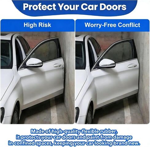 32.8Ft(10M) Car Door Edge Guards Rubber, No Glue, U Shape Car Door Protector Universal Fit for Most Sedans & SUVs in Saudi Arabia