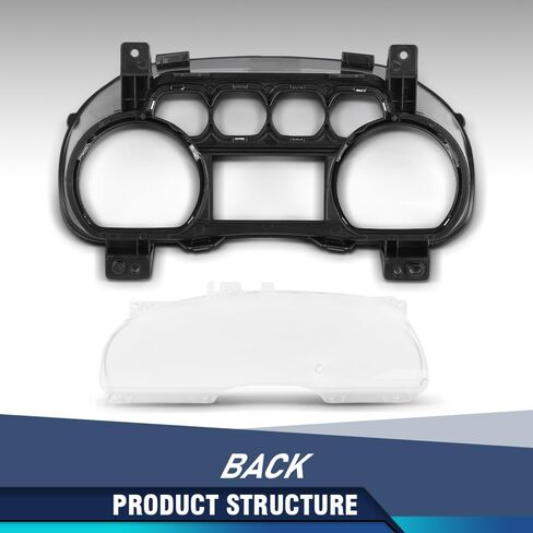 PIT66 Speedometer Gauge Cover, Instrument Cluster Lens Cover Fit GMC Sierra 1500/2500 HD/3500HD Yukon/XL 2014-2018, Fit Tahoe Silverado 1500/2500 HD/3500 HD 2014-2016 Dash Cover Interior Accessories in Kuwait