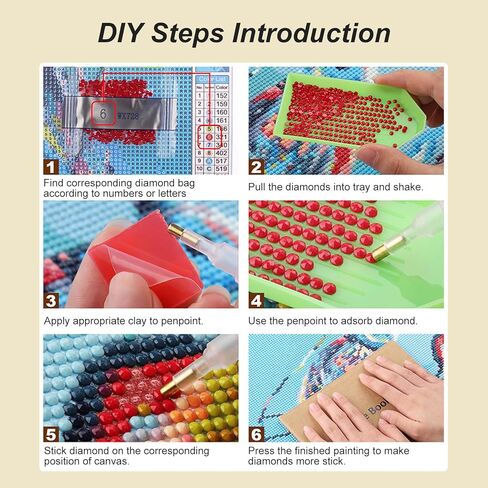 SJUTOUCI Dog Diamond Painting Kits for Adults, Puppy Diamond Art Painting Kits, 5D Round Diamond Beads Dots Art Craft for Home Decor Gift 11.8x11.8inch/30x30cm in Kuwait
