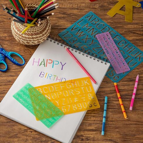 Artist's Loft Roman Lettering Templates, 12 Pack in Kuwait