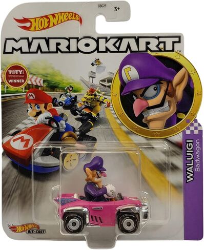 DieCast Hotwheels Mario Kart Waluigi Badwagon - Toty Winner 2021,Multicolor in Saudi Arabia
