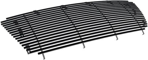APS Premium Stainless Steel SS Black Billet Grille Grill Insert Compatible with Ford F-150 2004 2005 2006 2007 2008 Main Upper N19-H06258F in Saudi Arabia