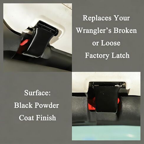 Car Hardtop Clamp Latch Bracket Replacement for Jeep Wrangler JK JKU 2007-2018 Hard Top Latch Interior Accessories in Saudi Arabia