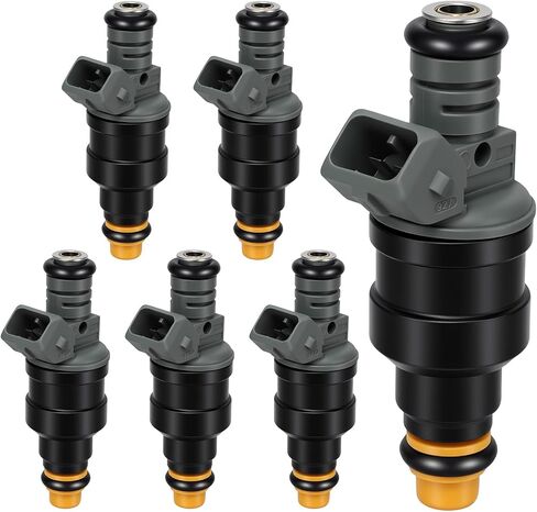 1999-2000 6Pcs Fuel Injectors Compatible for Ford Ranger 3.0L V6 Flex Fuel for Mazda B3000 1999 2000 3.0L V6 Flex Fuel Replace FJ10537 FJ305 800-1308N CM4889 89052835 MP-50057 XL5Z9F593AA ZZP413250 in Saudi Arabia