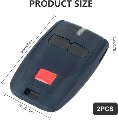 3 PCS Garage Remote Control Key, BFT MITTO 2 B RCB, 433MHZ, 2 Buttons BFT Remote, Remote Control for Rolling BFT MITTO 2, Kleio, Ghibli, TRC 2 in Saudi Arabia