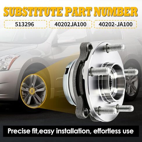 513296 Pair Front Wheel Hub and Bearing Assembly Compatible with Altima 2007-2018 Maxima 2016-2021 Murano 2009-2018 Pathfinder 2013-2020 JX35 2013 5Lug in Kuwait