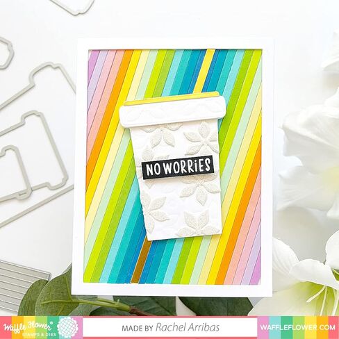 Waffle Flower Nesting Rectangle Frames Die - The Nesting Rectangle Frames Die Set is a Must-Have for Your Crafty Toolbox! This Collection of Dies cuts Solid Rectangular Frames in 5 Sizes! in Kuwait