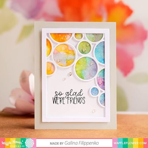 Waffle Flower Nesting Rectangle Frames Die - The Nesting Rectangle Frames Die Set is a Must-Have for Your Crafty Toolbox! This Collection of Dies cuts Solid Rectangular Frames in 5 Sizes! in Kuwait