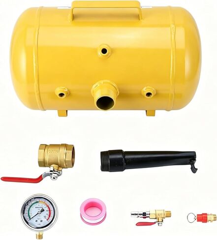 Torin 10 Gallon 145PSI Air Tire Bead Seater Blaster Tool – Tire Inflator with Pressure Gauge & Handle for Car, Truck, Tractor, Compatible with Tires Up to 24.5 Inches in Kuwait
