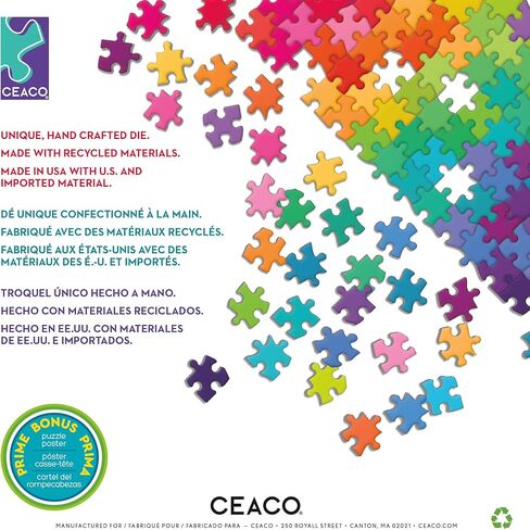 EZ 2 Hold - لغز نوتردام الملون - 500 قطعة كبيرة الحجم - لغز ملون للبالغين - قطع مقطوعة بدقة، أعمال فنية جميلة، وساعات من متعة الاسترخاء in Kuwait