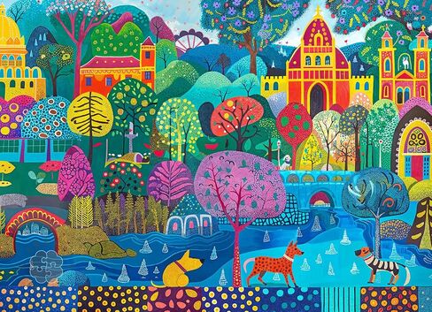 Lucky Puzzles – Cinque Terre in Color – أحجية الصور المقطوعة المكونة من 1000 قطعة للبالغين | لغز العمل الفني الساحلي الإيطالي الجميل | ألغاز مميزة للكبار 1000 قطعة | مواد صديقة للبيئة in Kuwait