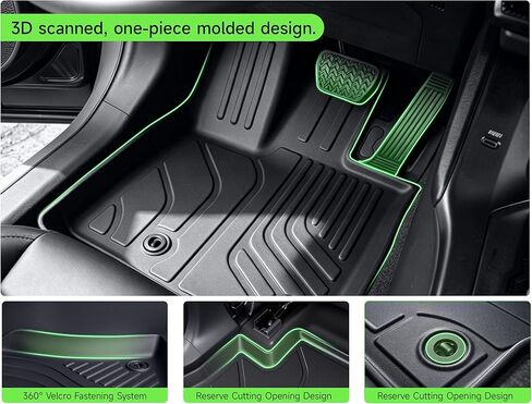 Floor Mats for Toyota RAV4 2026 Hybrid,All Weather Floor Liners & Trunk Cargo Liner with Backrest Mat and Car Trunk Organizer Accessories in Saudi Arabia