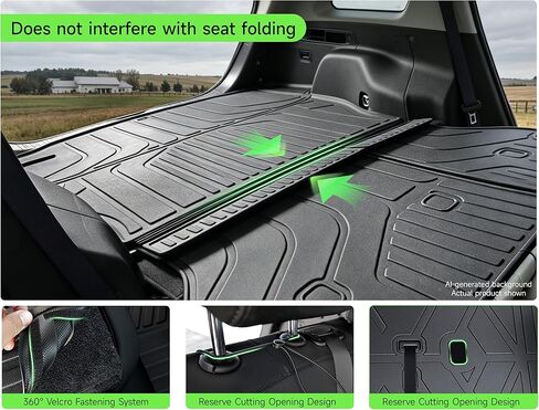 Floor Mats for Toyota RAV4 2026 Hybrid,All Weather Floor Liners & Trunk Cargo Liner with Backrest Mat and Car Trunk Organizer Accessories in Saudi Arabia