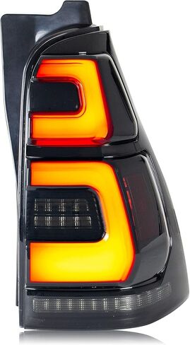 inginuity time LED Tail Lights for Toyota 4Runner 4th GEN 4-Runner 2003-2009 3D Start-up Animation Sequential Turn Signal Black Off-Road Rear Lamps Accessary in Saudi Arabia