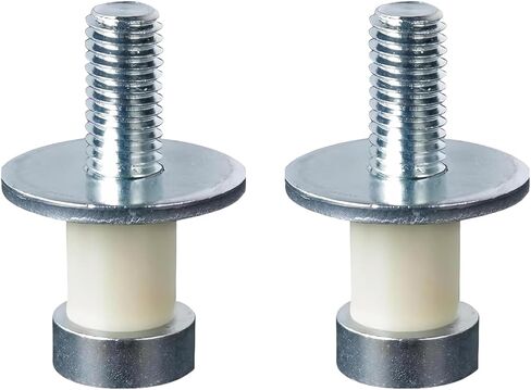 2PCS Door Lock Striker, Rust-proof Unbreakable Door Lock Bolt, Part Replacement OEM #9601750 38420, Compatible with 1971-1991 Chevy GMC, 1971-1976 Buick, Oldsmobile, Pontiac C10 (Silver) in Saudi Arabia