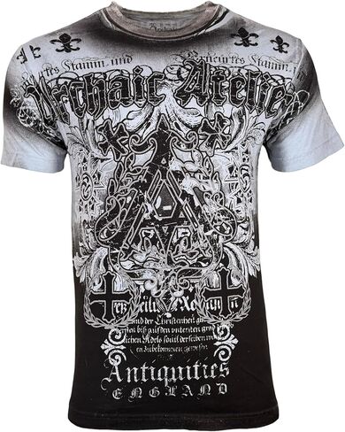 Xtreme Couture by Affliction Men's T-Shirt, Graphic Design with Skull and Eagle in Saudi Arabia