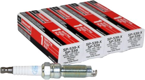 Motorcraft SP-539-X Spark Plugs (Qty 4) – Iridium Tip – Genuine OEM Ford Part – Compatible with Select 2014-2020 Ford Escape, Fusion 1.5L I4 Models in Kuwait