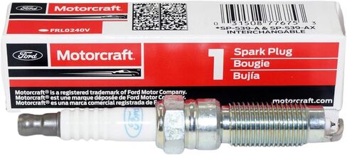 Motorcraft SP-539-X Spark Plugs (Qty 4) – Iridium Tip – Genuine OEM Ford Part – Compatible with Select 2014-2020 Ford Escape, Fusion 1.5L I4 Models in Kuwait