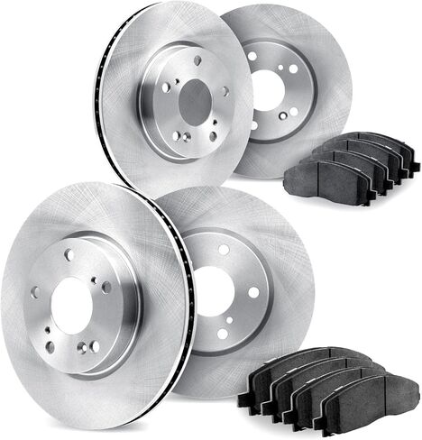 Dynamic Friction Company Front and Rear Brakes and Rotors|BlankBrake Rotors| Front and Rear 5000 Advanced Brake Pads and Rotors Kit| Automotive Replacement Brake Kits in Kuwait