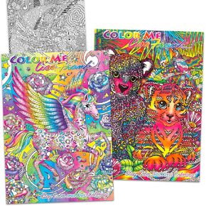 Lisa Frank Advanced Coloring Book Set for Teens, Adults - Cute Animal Color Activity Book Bundle with 2 Activity Pages | Lisa Frank Coloring Sheets for Adult Relaxation in Saudi Arabia