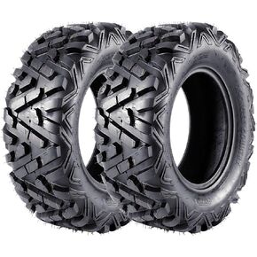 25x8-12 ATV Tires, 6PR All Terrain 25x8-12 TL ATV UTV Trail Sand Mud Off-Road Tires (Pack of 2, Tubeless) in Saudi Arabia