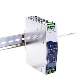 1pcs Power Supply WDR-60 WDR-60-5 5V WDR-60-12 12V WDR-60-24 24V WDR-60-48 48V 60W Input in DIN Rail(WDR-60-24) in Saudi Arabia