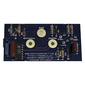 1975-1977 Corvette Tachometer Circuit Board Rebuild Kit - Upgraded Replacement PCB for C3 Stingray - Pre-Calibrated Electronic Tach Repair Module - Compatible with 1975, 1976, 1977 Chevy Corvette in Kuwait